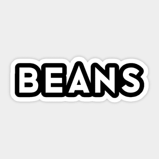 Beans Sticker